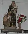 Statue: Charity of Saint Antoine of Padua and the child Jesus