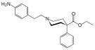 Chemical structure of anileridine.