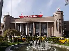 Image 35Designed by Şekip Akalın, Ankara Central Station (1937) is a notable art deco design of its era. (from Culture of Turkey)