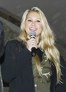 Colour photograph of Anna Kournikova in 2009