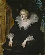 Anne of Austria, 1622, by Peter Paul Rubens (Prado)