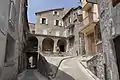 Houses in the arcades.