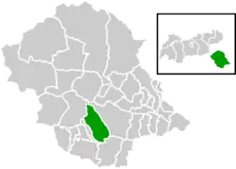 Location within Lienz district