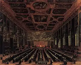 Hall of Consiglio Maggiore, Doge's Palace