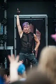 Tuisku performing in June 2016