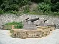 Chinese cannon at Zhenhai