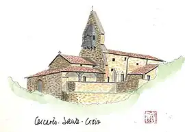 Watercolor of the church