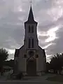 The Church Steeple and War Memorial