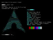 Neofetch showing Arch Linux