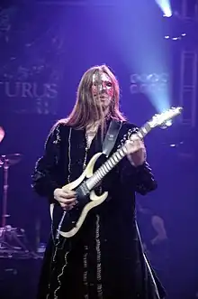 Knut Magne Valle with Arcturus at the Metalmania Festival 2005.