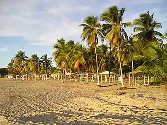 Arecibo beach near the El Vigia lighthouse