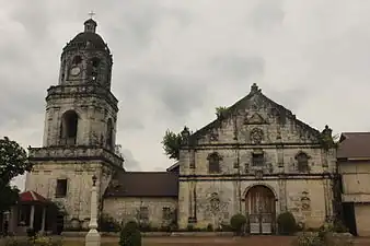 Church facade and belfry