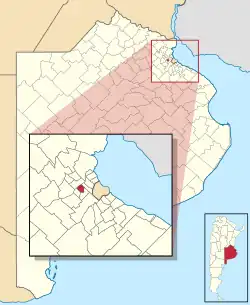 location of Hurlingham partido in Gran Buenos Aires