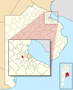 location of in Buenos Aires Province