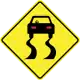 Slippery road