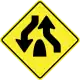 End of dual carriageway