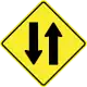 Two-way traffic ahead