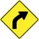 Curve to right