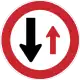 Yield to oncoming traffic