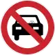 No cars