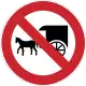 No animal-drawn vehicles