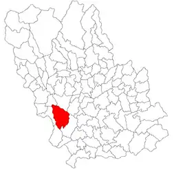 Location in Prahova County