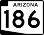 State Route 186 marker