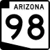 State Route 98 marker