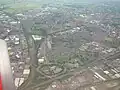 An aerial photograph of Wortley (and Armley to the right)