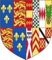 Arms of Anne Neville as Queen of England