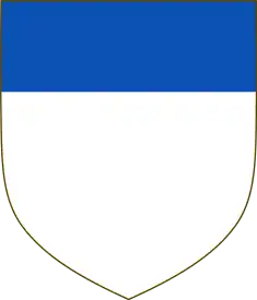 Aleramici(Argent a chief gules) of Saluzzo