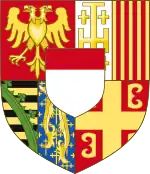 Arms of William IX Palaiologos, Marquess of Montferrat in 1494–1518