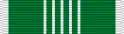 Width-44 myrtle green ribbon with width-3 white stripes at the edges and five width-1 stripes down the center; the central white stripes are width-2 apart