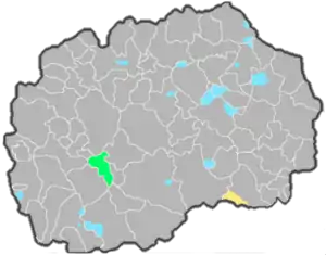   Where Aromanians are an officially recognised minority group   Areas where Aromanians are concentrated  Areas where Megleno-Romanians are concentrated