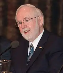 Arthur B. McDonald, Nobel Laureate in physics for the discovery of neutrino oscillations.