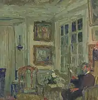 Arthur Fontaine reading (1904)