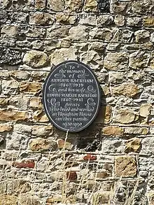 Arthur Rackham Memorial Plaque