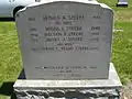 Steere's grave at Harmony Chapel Cemetery