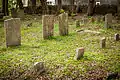 Old section of the cemetery