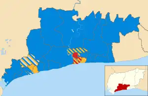 2007 results map