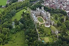 aerial photo of Arundel