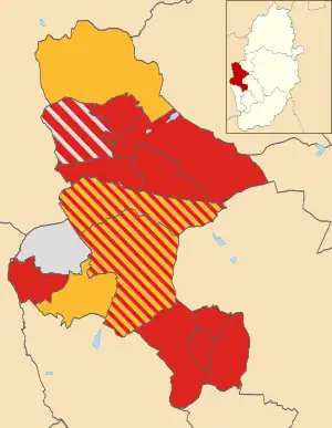 2011 results map