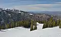 The Lower Olympic run, from the top of the Cloud 9 chairlift