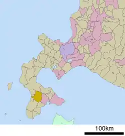 Location of Assabu in Hokkaido