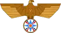 The Assyrian Eagle Scouts of Australia emblem incorporates elements of the Assyrian flag