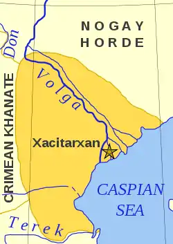 Astrakhan Khanate in 1466-1556