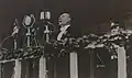 Kemal Atatürk during the 10th Anniversary Speech