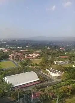 Ateneo de Manila University Campus aerial view