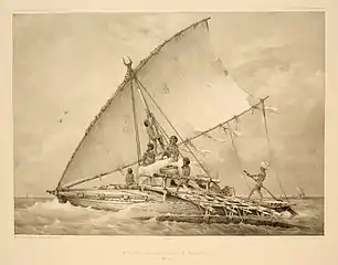 Image 40Sailors of Melanesia in the Pacific Ocean, 1846 (from Melanesia)