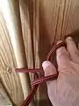 Falconer's  knot 2 : hand rotated counterclockwise